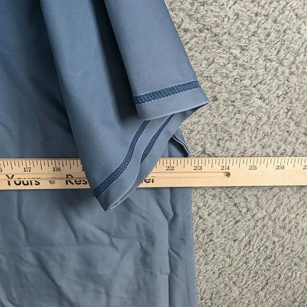 KPSUN Men's UPF 50+ Gradient Blue Sun Protection Shirt Size XL